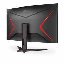 AOC G2 CQ32G2SE/BK LED display 80 cm (31.5") 2560 x 1440 pixels 2K Ultra HD Noir, Rouge - Vue supplémentaire 8