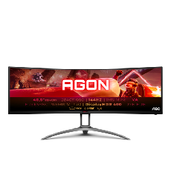AOC AG493QCX LED display 124 cm (48.8") 3840 x 1080 pixels Noir