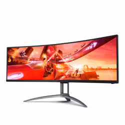 AOC AG493QCX LED display 124 cm (48.8") 3840 x 1080 pixels Noir - Vue supplémentaire 4