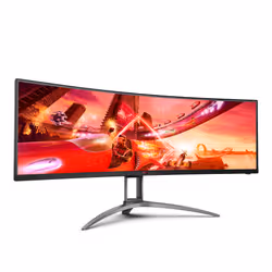 AOC AG493QCX LED display 124 cm (48.8") 3840 x 1080 pixels Noir - Vue supplémentaire 5