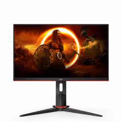 AOC 24G2SPU/BK écran plat de PC 60,5 cm (23.8") 1920 x 1080 pixels Full HD Noir, Rouge - Vue supplémentaire 3