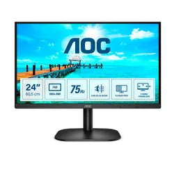 AOC B2 24B2XDM écran plat de PC 60,5 cm (23.8") 1920 x 1080 pixels Full HD LCD Noir (24B2XDM)