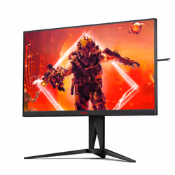 AOC AG275QX/EU écran plat de PC 68,6 cm (27") 2560 x 1440 pixels Quad HD Noir, Rouge - Vue supplémentaire 3