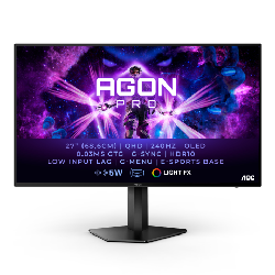 AOC AG276QZD écran plat de PC 67,3 cm (26.5") 2560 x 1440 pixels Quad HD OLED Noir