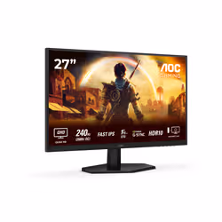 AOC G4 Q27G42ZE écran plat de PC 68,6 cm (27") 2560 x 1440 pixels Quad HD LCD Noir, Rouge - Vue supplémentaire 2