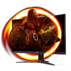 AOC G2 C27G2ZE/BK écran plat de PC 68,6 cm (27") 1920 x 1080 pixels Full HD LED Noir, Rouge (C27G2ZE/BK)