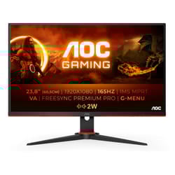 AOC 24G2SAE/BK écran plat de PC 60,5 cm (23.8") 1920 x 1080 pixels Full HD Noir, Rouge (24G2SAE/BK)