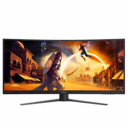 AOC G4 CU34G4 écran plat de PC 86,4 cm (34") 3440 x 1440 pixels Wide Quad HD LED Noir, Rouge - Vue supplémentaire 6