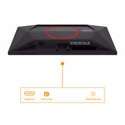 AOC G4 25G4SRE écran plat de PC 62,2 cm (24.5") 1920 x 1080 pixels Full HD LED Noir, Rouge - Vue supplémentaire 3