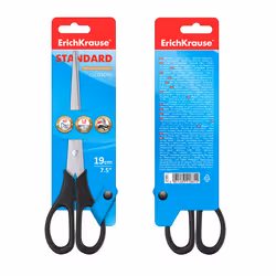 ErichKrause Standard Ciseaux d'office Découpe droite Noir, Acier inoxydable - Vue supplémentaire 3