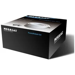 Megasat 100146 câble coaxial 20 m F Blanc