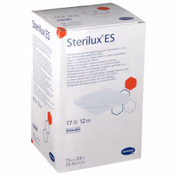 Hartmann Stérilux® ES Compresses de gaze stériles 7,5 cm x 7,5 cm - Vue supplémentaire 2