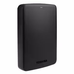 Toshiba Canvio Basics 1TB disque dur externe 1000 Go Noir - Vue supplémentaire 3