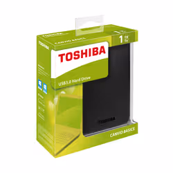 Toshiba Canvio Basics 1TB disque dur externe 1000 Go Noir - Vue supplémentaire 8