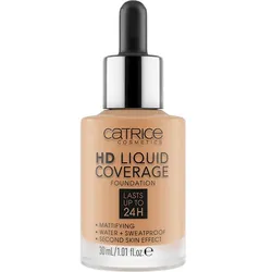 CATRICE Fond de teint HD Liquid Coverage, 046 Camel Beige, 30 ml