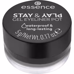 Essence STAY & PLAY crayon contour des yeux 5 g Gel 01 Black - Vue supplémentaire 2