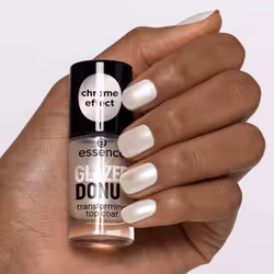 Essence Glazed Donut vernis à ongles top coat 8 ml Argent - Vue supplémentaire 5