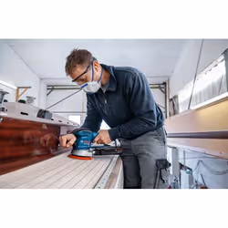 Bosch GEX 34-150 Professional Ponceuse orbitale aléatoire 12000 tr/min 24000 OPM Noir, Bleu, Gris, Rouge - Vue supplémentaire 3