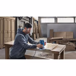 Bosch GOF 130 Professional Noir, Bleu, Gris, Rouge 28000 tr/min 1300 W - Vue supplémentaire 3