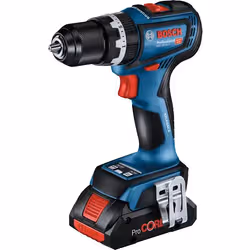 Bosch GSB 18V-90 C 2100 tr/min 1,2 kg Noir, Bleu, Rouge - Vue supplémentaire 2