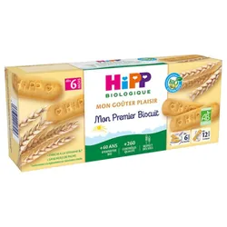 HiPP Mon Goûter Plaisir Mon Premier Biscuit dÚs 6 Mois Bio 180 g