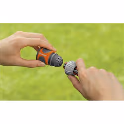 Gardena 18216-20 raccord des tuyaux d'eau Connecteur de tuyau Plastique, Caoutchouc Gris, Orange 1 pièce(s) - Vue supplémentaire 2