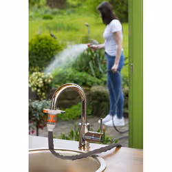 Gardena 18210-20 raccord des tuyaux d'eau Connecteur de robinet Noir, Chrome, Gris 1 pièce(s) - Vue supplémentaire 3