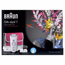 Braun Silk-épil 7 40 pince(s) Argent, Blanc - Vue supplémentaire 2