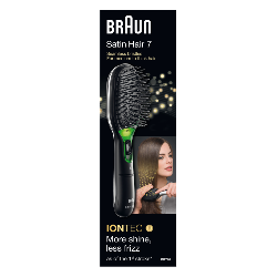Braun BR710 Adulte Brosse à cheveux rectangulaire Noir, Vert