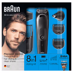 Braun Multigroomer MGK5060 tondeuse à barbe Noir, Gris - Vue supplémentaire 4