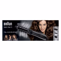 Braun Satin Hair 5 AS 530 Brosse soufflante à air chaud Noir, Argent, Violet 1000 W 2 m - Vue supplémentaire 3