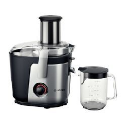 Bosch MES4000 presse-agrumes Centrifugeuse 1000 W Noir, Gris, Acier inoxydable