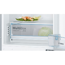 Bosch Serie 2 KGN36NL30 réfrigérateur-congélateur Autoportante 302 L Acier inoxydable