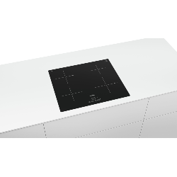 Bosch Serie 4 PUE611BB1E plaque Noir Intégré (placement) Plaque sans zone à induction 4 zones