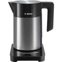 Bosch TWK7203 bouilloire 1,7 L 1850 W Noir, Acier inoxydable