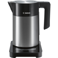 Bosch TWK7203 bouilloire 1,7 L 1850 W Noir, Acier inoxydable