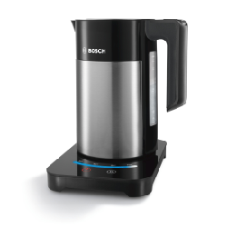 Bosch TWK7203 bouilloire 1,7 L 1850 W Noir, Acier inoxydable