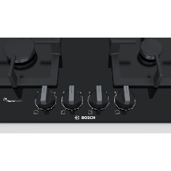 Bosch Serie 6 PPP6A6B20 plaque Noir Intégré Gaz 4 zones