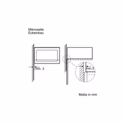 Bosch BFL520MS0 micro-onde Intégré (placement) Micro-onde combiné 20 L 800 W Noir, Acier inoxydable - Vue supplémentaire 2