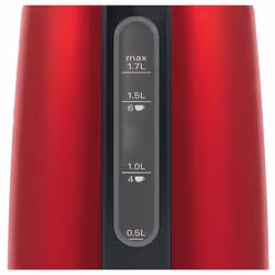 Bosch TWK3P424 bouilloire 1,7 L 2400 W Gris, Rouge - Vue supplémentaire 7