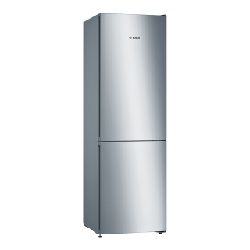 Bosch Serie 4 KGN36VLEA réfrigérateur-congélateur Pose libre 326 L E Acier inoxydable