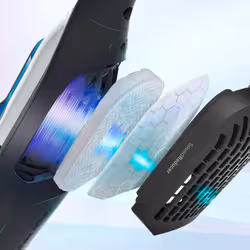 Bosch Serie 6 BCH86SIL1 aspirateur balai et balai électrique Sans sac 28 W Blanc - Vue supplémentaire 2