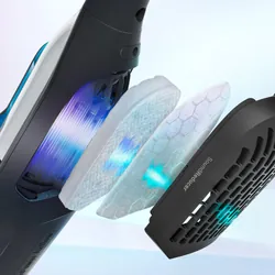 Bosch Serie 6 BCH86SIL1 aspirateur balai et balai électrique Sans sac 28 W Blanc