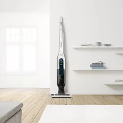 Bosch Serie 6 BCH86SIL1 aspirateur balai et balai électrique Sans sac 28 W Blanc