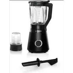 Bosch VitaPower MMB6176B blender 1,5 L Mélangeur de table 1200 W Noir, Acier inoxydable