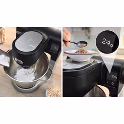 Bosch Serie 6 MUMS6ZS00 robot de cuisine 1600 W 5,5 L Noir, Acier inoxydable Balances intégrées - Vue supplémentaire 4
