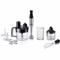 Bosch Serie 6 MSM6M871 blender Mélangeur par immersion 1200 W Noir, Acier inoxydable