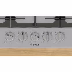 Bosch Serie 6 PCQ7A5I90 plaque Acier inoxydable Intégré 75 cm Gaz 5 zone(s) - Vue supplémentaire 4