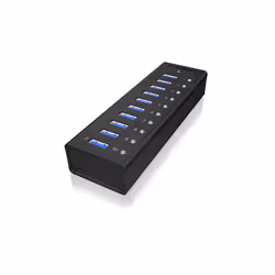 ICY BOX IB-AC6110 USB 3.2 Gen 1 (3.1 Gen 1) Type-B 5000 Mbit/s Noir - Vue supplémentaire 2