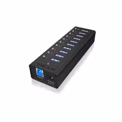 ICY BOX IB-AC6110 USB 3.2 Gen 1 (3.1 Gen 1) Type-B 5000 Mbit/s Noir - Vue supplémentaire 4